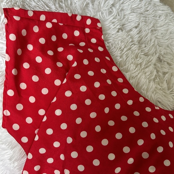Red and White Polka Dot Dress - Picture 3 of 10